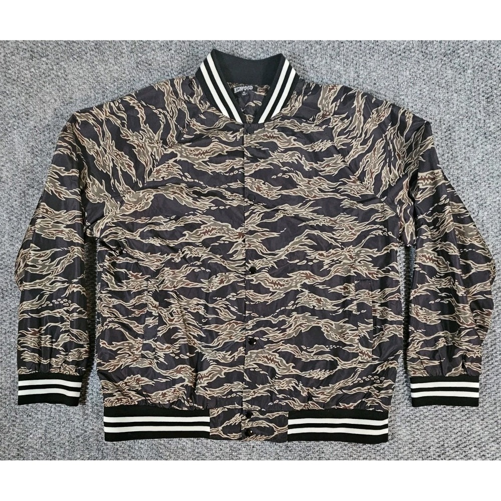 Elwood‎ Men's Camo Jacket Size XL Polyester Streetwear Skater